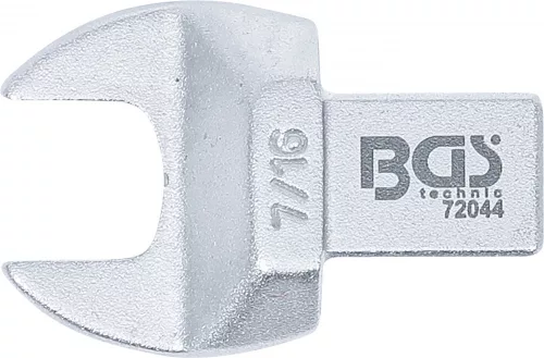 BGS technic Villásfej nyomatékkulcshoz, 7/16", Befogó 9 x 12 mm (BGS 72044)