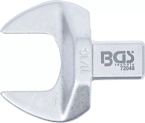BGS technic Villásfej nyomatékkulcshoz, 11/16", Befogó 9 x 12 mm (BGS 72048)
