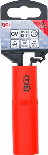 BGS technic VDE dugókulcs hatszögletű, 1/2", 16 mm (72066)
