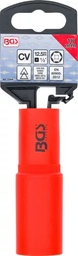 BGS technic VDE dugókulcs hatszögletű, 1/2", 18 mm (72068)