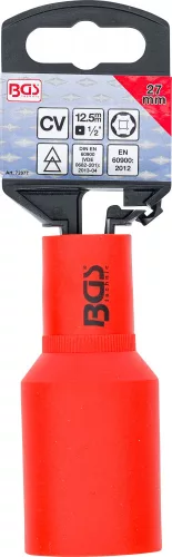 BGS technic VDE dugókulcs hatszögletű, 1/2", 27 mm (72077)