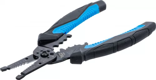 BGS technic Kábelcsupaszító- és krimpelőfogó, 210 mm (72095)