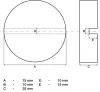 BGS technic Gumipogácsa | kocsiemelőhöz | 75 x 35 mm (72112)