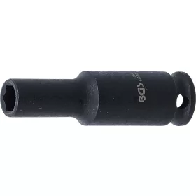   BGS technic Levegős dugókulcs hatszögletű, mély | 6,3 mm (1/4") | 6 mm (7266)