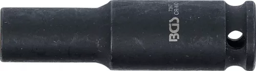 BGS technic Levegős dugókulcs hatszögletű, mély | 6,3 mm (1/4") | 7 mm (7267)