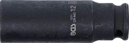 BGS technic Levegős dugókulcs hatszögletű, mély | 6,3 mm (1/4") | 12 mm (7271)