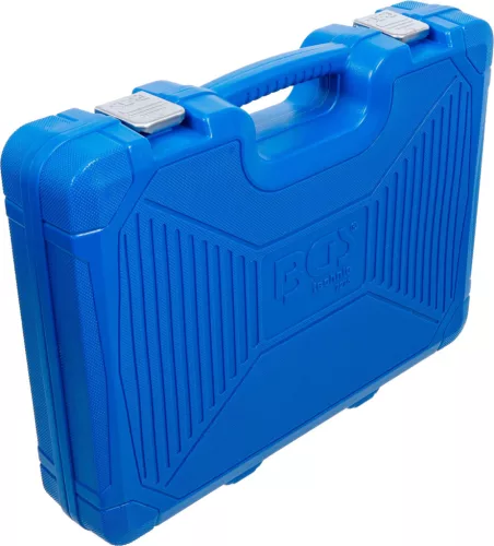BGS technic Dugókulcs- és kéziszerszám készlet 1/4”–1/2”, 90 fogas finom racsnikkal, 117 részes (BGS 7275)