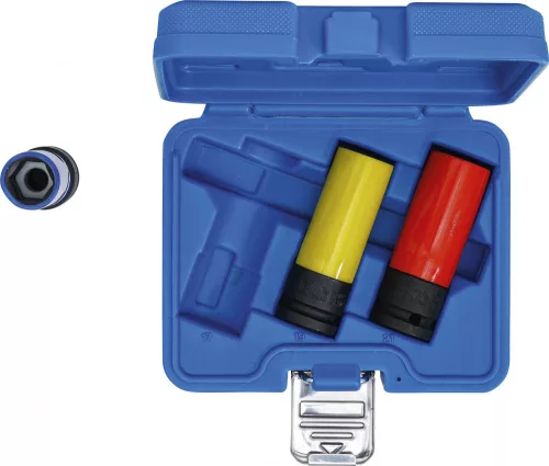 BGS technic 3 részes levegős dugókulcs készlet 1/2", 17 -19-21mm (BGS 7300)