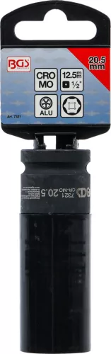 BGS technic Légkulcsfej | 12,5 mm (1/2") | 20,5 mm (7321)