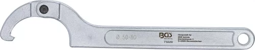 BGS technic Csuklós Körmöskulcs, 50 - 80 mm (73229)