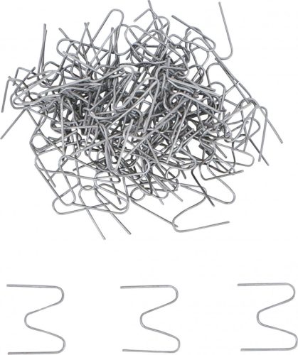 BGS technic Javítókapocs készlet műanyag hegesztéshez, külső sarkokhoz, 0,6 mm, 100 darabos (73348)