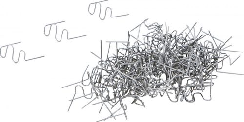 BGS technic Javítókapocs készlet műanyag hegesztéshez, Hullámalak, 0,6 mm, 100 darabos (73352)