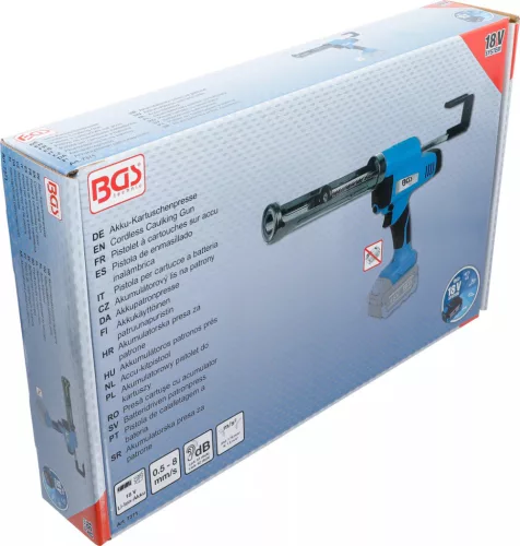 BGS technic Akkumulátoros patronos prés | 18 V | akkumulátor nélkül (7371)