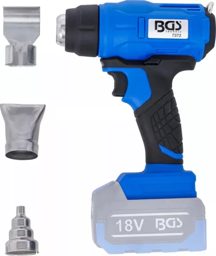 BGS technic Akkus forrólevegő-fúvó | 18 V | akkumulátor nélkül (7372)
