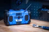 BGS technic Akkumulátoros DAB rádió | hibrid | 18 V és 230 V | akkumulátor nélkül (7387)