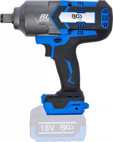 BGS technic Akkus ütvecsavarozó készlet szénkefementes motorral, 3/4”, 18 V, 1200 Nm, 4,0 Ah akkumulátorral (7391)