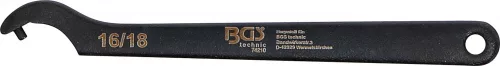 BGS technic Körmöskulcs csappal, 16 - 18 mm (74210)