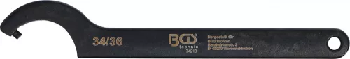 BGS technic Körmöskulcs csappal, 34 - 36 mm (74213)