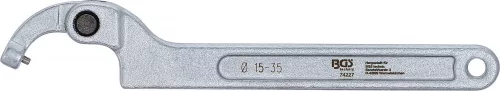 BGS technic Csuklós Körmöskulcs csappal, 15 - 35 mm (74227)