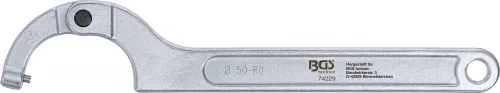 BGS technic Csuklós Körmöskulcs csappal, 50 - 80 mm (74229)