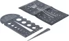 BGS technic Csavar- és menetsablon | metrikus | M3 - M20, 0,5 - 13,00 mm (74247)