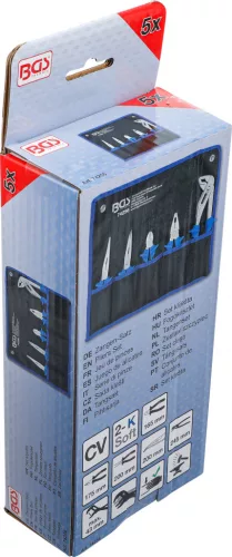 BGS technic Fogó készlet, 5 darabos (74256)