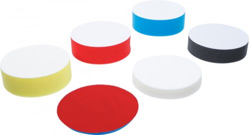 BGS technic Polírozószivacs-készlet | Ø 150 mm | 6 darabos (BGS 74379)