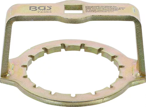 BGS technic Olajszűrőkulcs | 15 élű | Ø 74,7 mm | Opel (74393)