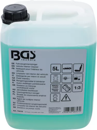 BGS technic Járműbelső tisztítószer | 5 l (74418)