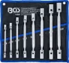 BGS technic Csillagkulcs készlet csuklós fejekkel, 8–24 mm, 8 részes, 180°-ban hajlítható, tartótokban (BGS 74426)