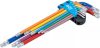 BGS technic Derékszögű kulcs készlet | több színű | extra hosszú | T-profil (Torx) gömbfejes T10 - T50 | 9 darabos (74468)