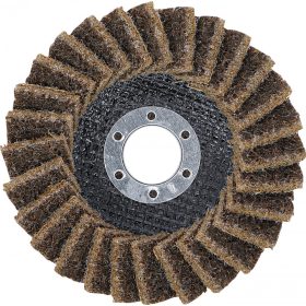   BGS technic Legyező alakú csiszolótárcsa | Flíz | Ø 115 mm | 80-as szemcsefinomság (BGS 74471)