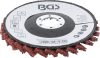 BGS technic Legyező alakú csiszolótárcsa | Flíz | Ø 125 mm | 120-as szemcsefinomság (BGS 74474)