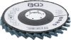 BGS technic Legyező alakú csiszolótárcsa | Flíz | Ø 125 mm | 240-as szemcsefinomság (BGS 74476)
