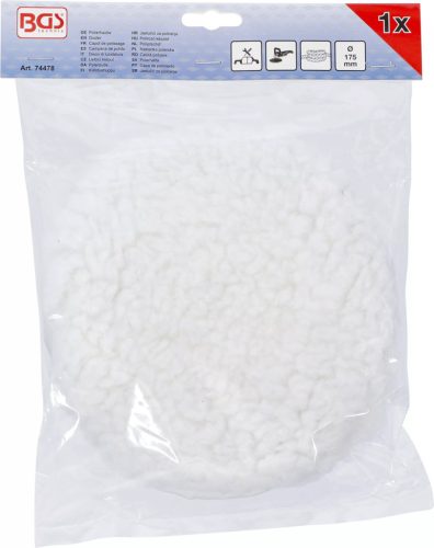 BGS technic Polírozó készlet | húzózsinórral | Ø 175 mm (74478)