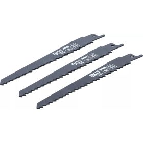   BGS technic Szablyafűrészlap-készlet | fához | BGS 7367 | 3 darabos (74530)