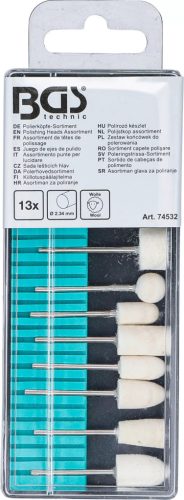 BGS technic Polírozó készlet | 13 darabos (74532)