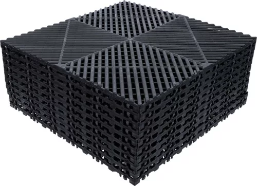 BGS technic Műanyag csempe készlet | kattintás rendszer | 400 x 400 x 18 mm | 10 darabos (74546)
