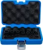 BGS technic Levegős dugókulcskészlet | E-profil Plus | 6,3 mm (1/4") / 10 mm (3/8") / 12,5 mm (1/2") | EP4 - E32 | 19 darabos (74554)