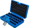 BGS technic Spirálbites dugókulcskészlet /csavarkiszedő | 6,3 mm (1/4") / 10 mm (3/8") | Metrikus és coll méretek | 32 darabos (74560)