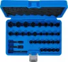 BGS technic Spirálbites dugókulcskészlet /csavarkiszedő | 6,3 mm (1/4") / 10 mm (3/8") | Metrikus és coll méretek | 32 darabos (74560)