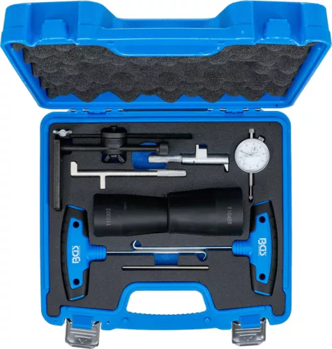 BGS technic DSG kettős kuplung ki- és beszerelő célszerszám készlet VAG DQ250 / DQ380 / DQ381 / DQ500 váltókhoz (BGS 74573)