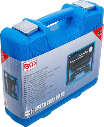 BGS technic DSG kettős kuplung ki- és beszerelő célszerszám készlet VAG DQ250 / DQ380 / DQ381 / DQ500 váltókhoz (BGS 74573)