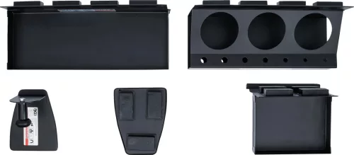 BGS technic Mágneses tároló és papírtörlő tekercs tartó készlet | 4 darabos (BGS 74574)