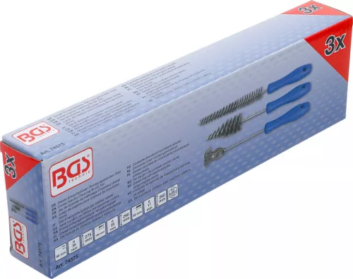 BGS technic Dízelbefecskendező tisztítókefe-készlet | 3 darabos (74575)