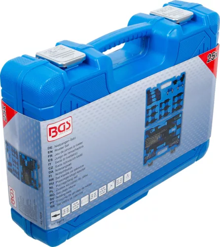 BGS technic Popszegecs- és szegecsanya húzó fogó készlet, Ø3,2–6,4 mm / M4–M12, hosszú karos (BGS 74579)