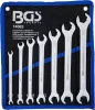 BGS technic Villáskulcs készlet racsnis funkcióval, extra lapos, 6–19 mm, 7 részes, CrMo, tartótokban (BGS 74583)