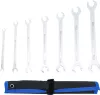 BGS technic Villáskulcs készlet racsnis funkcióval, extra lapos, 6–19 mm, 7 részes, CrMo, tartótokban (BGS 74583)