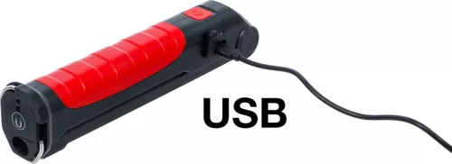 BGS DIY Akkumulátoros elhajlítható lámpa | COB-LED | 6,5 W | töltőállomással (74636)