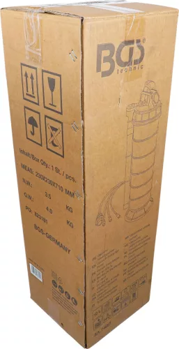 BGS technic Folyadékleszívó vákuumpumpa kézi és pneumatikus működéssel, 10 liter, 5 részes (BGS 74667)